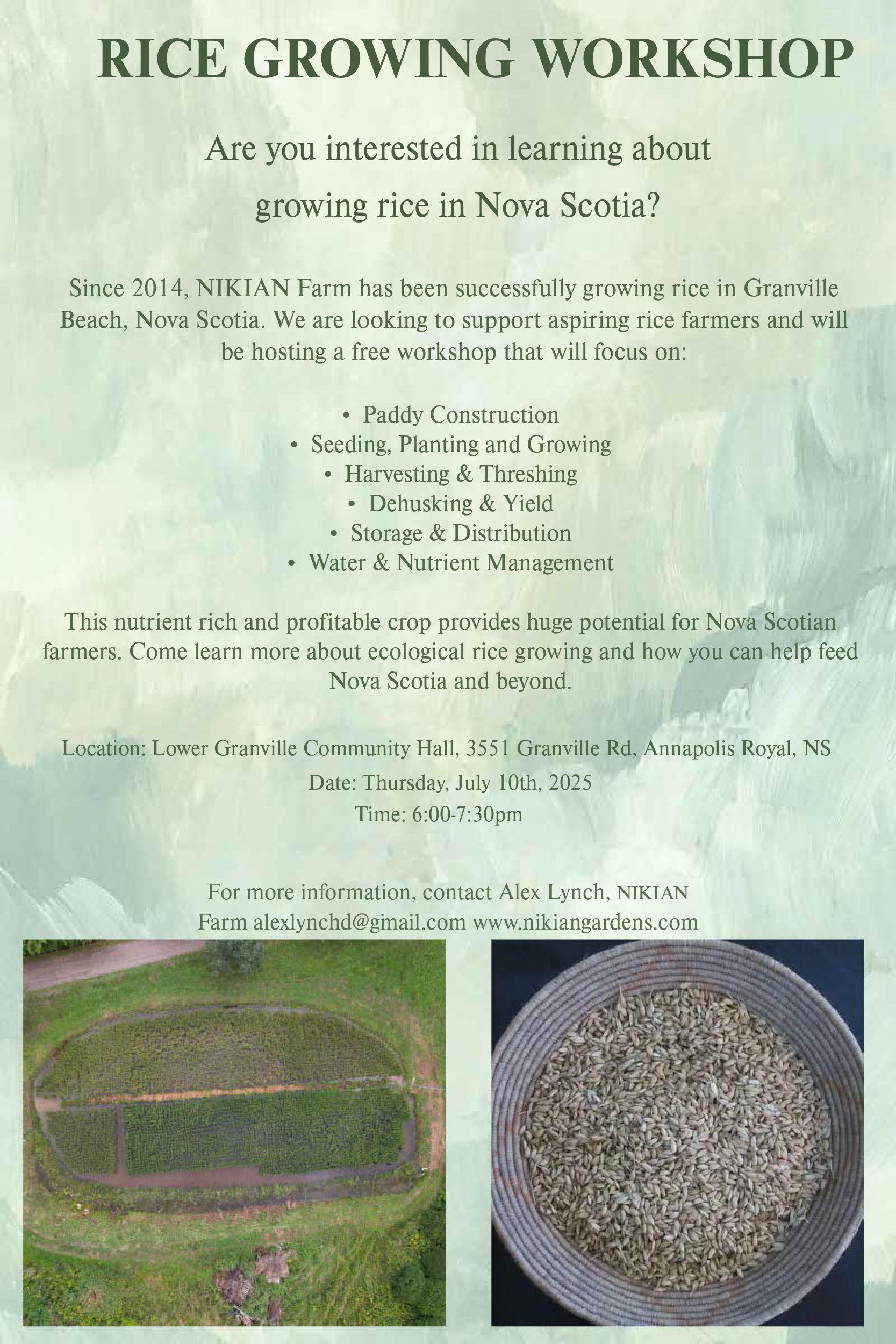 Rice Field Day at NIKIAN Farm